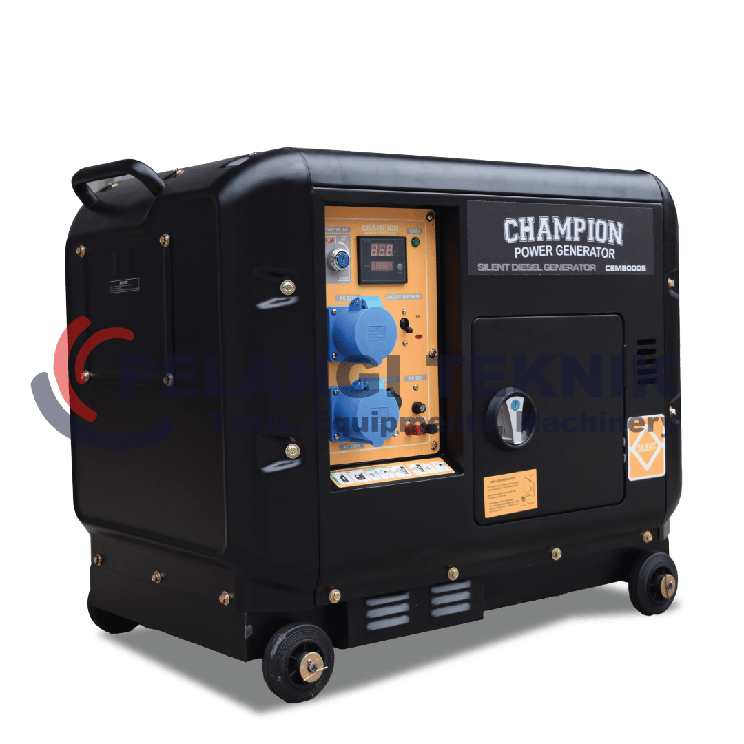 Genset Silent 5 KVA Champion CEM 8000S - Pelangi Teknik