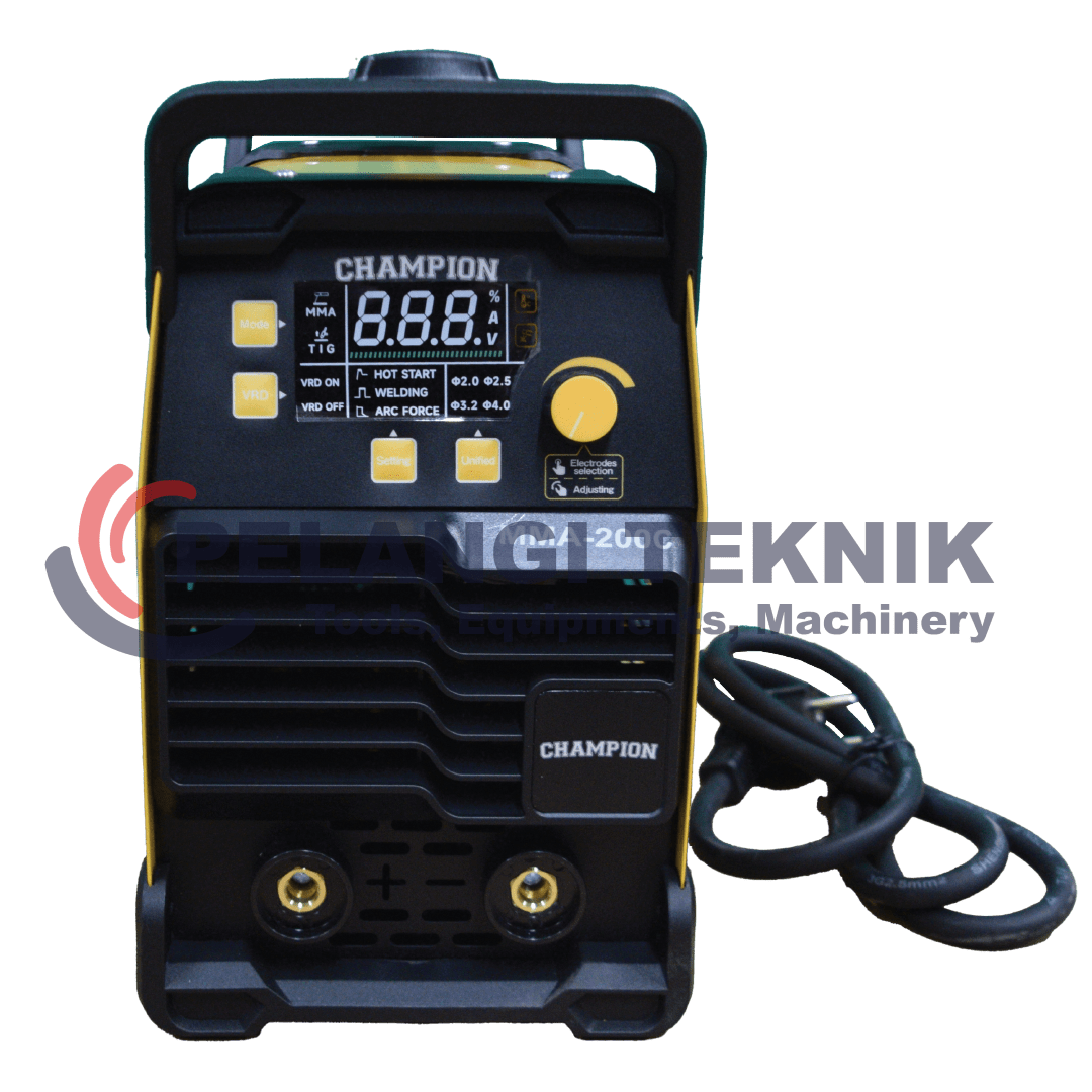 Mesin Las Inverter 200 Amper Champion MMA 200C - Pelangi Teknik