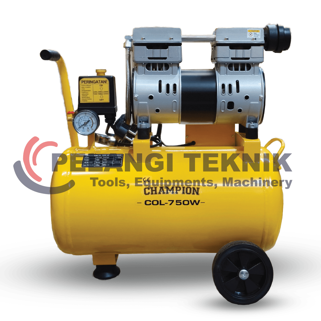 Kompresor Oiless 1 HP Champion COL-750W - Pelangi Teknik