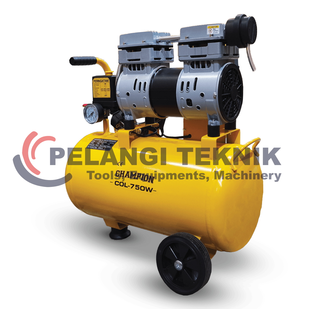 Kompresor Oiless 1 HP Champion COL-750W - Pelangi Teknik