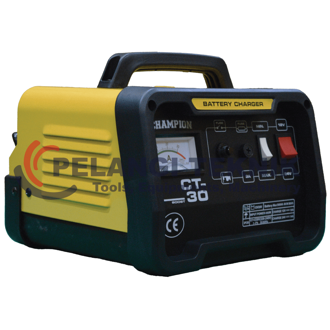 Charger Aki 30 Amper Champion CT 30A - Pelangi Teknik