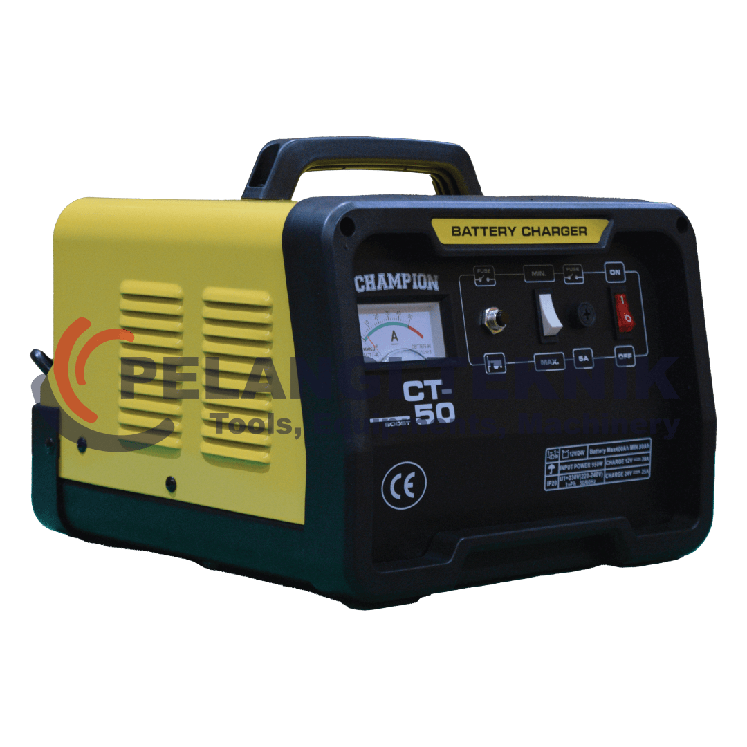 Charger Aki 50 Amper Champion CT 50A - Pelangi Teknik