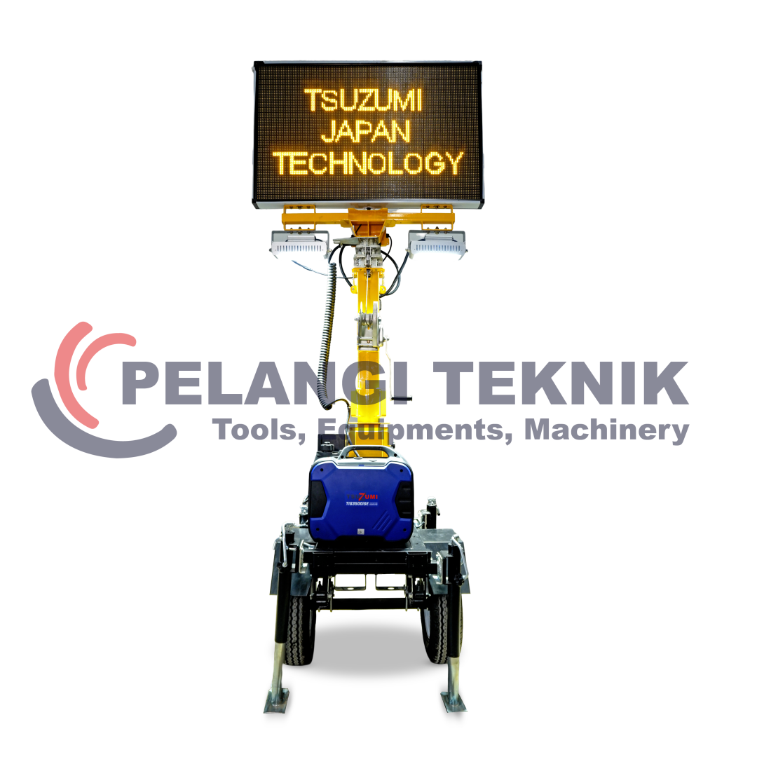 Tower Light Tsuzumi LT-6WL Komplit Genset Tsuzumi TIG 3500 ise - Pelangi Teknik