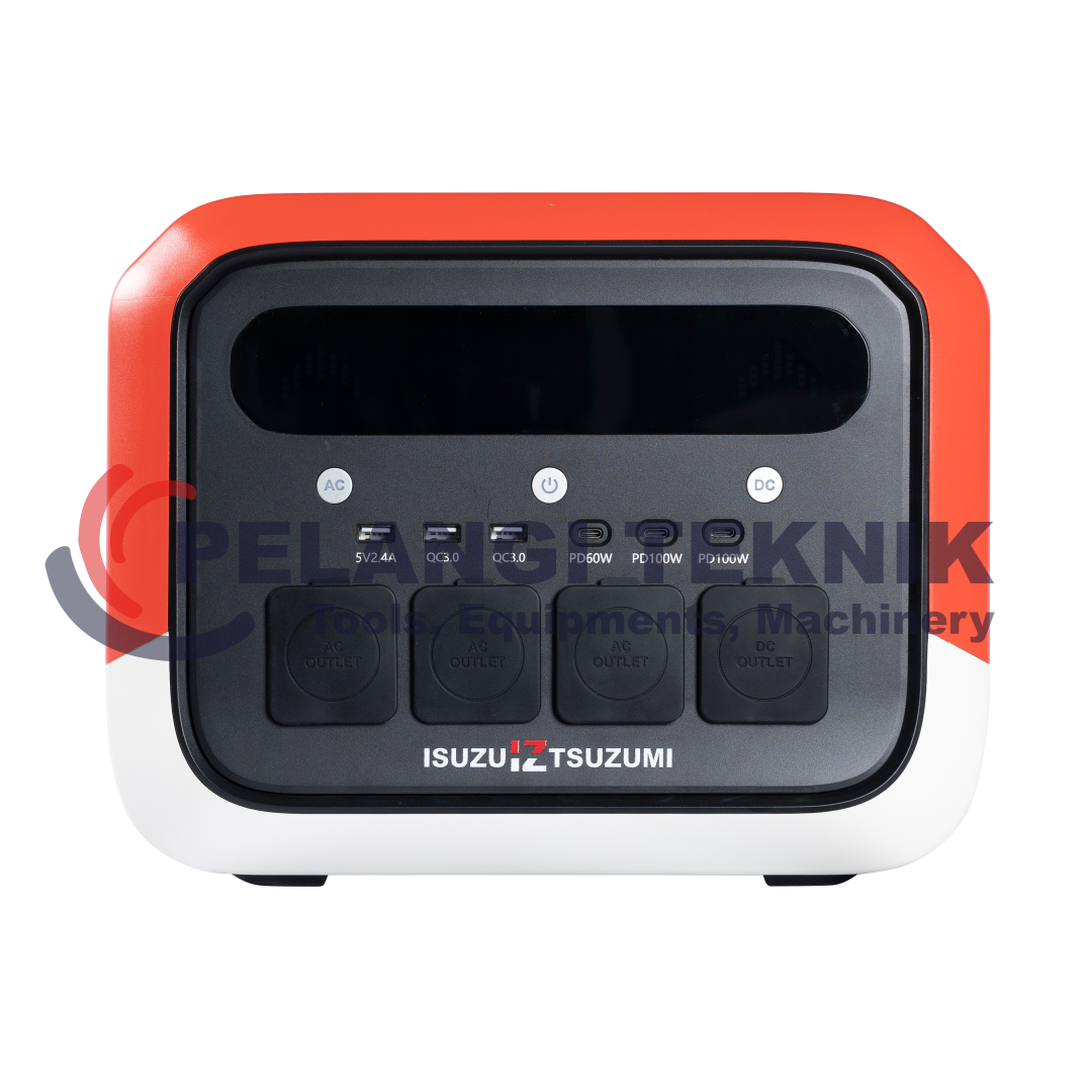 Portable Power Station 1200 Watt Isuzu Tsuzumi IPS 1500 - Pelangi Teknik