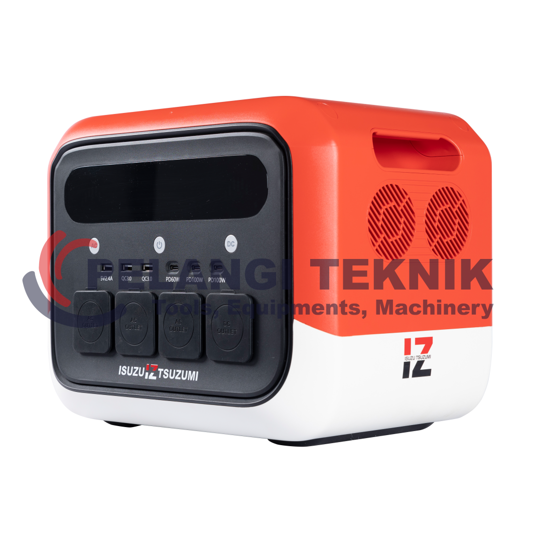 Portable Power Station 1200 Watt Isuzu Tsuzumi IPS 1500 - Pelangi Teknik