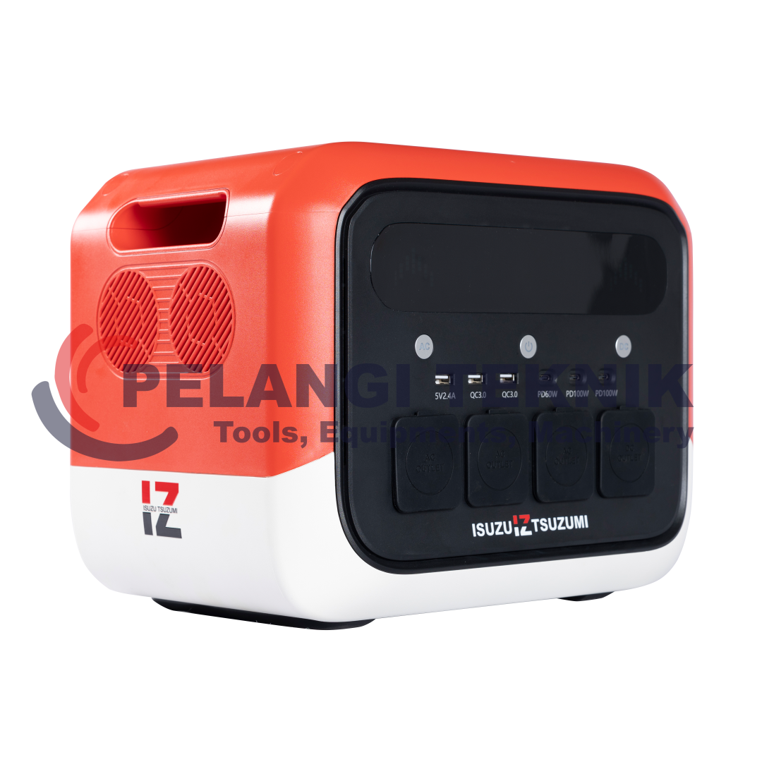 Portable Power Station 1200 Watt Isuzu Tsuzumi IPS 1500 - Pelangi Teknik