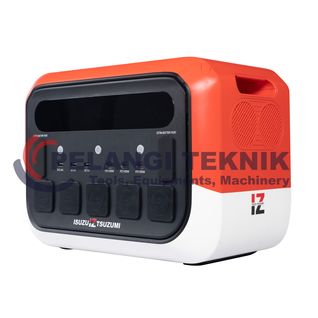 Portable Power Station 2400 Watt Isuzu Tsuzumi IPS 2500 - Pelangi Teknik