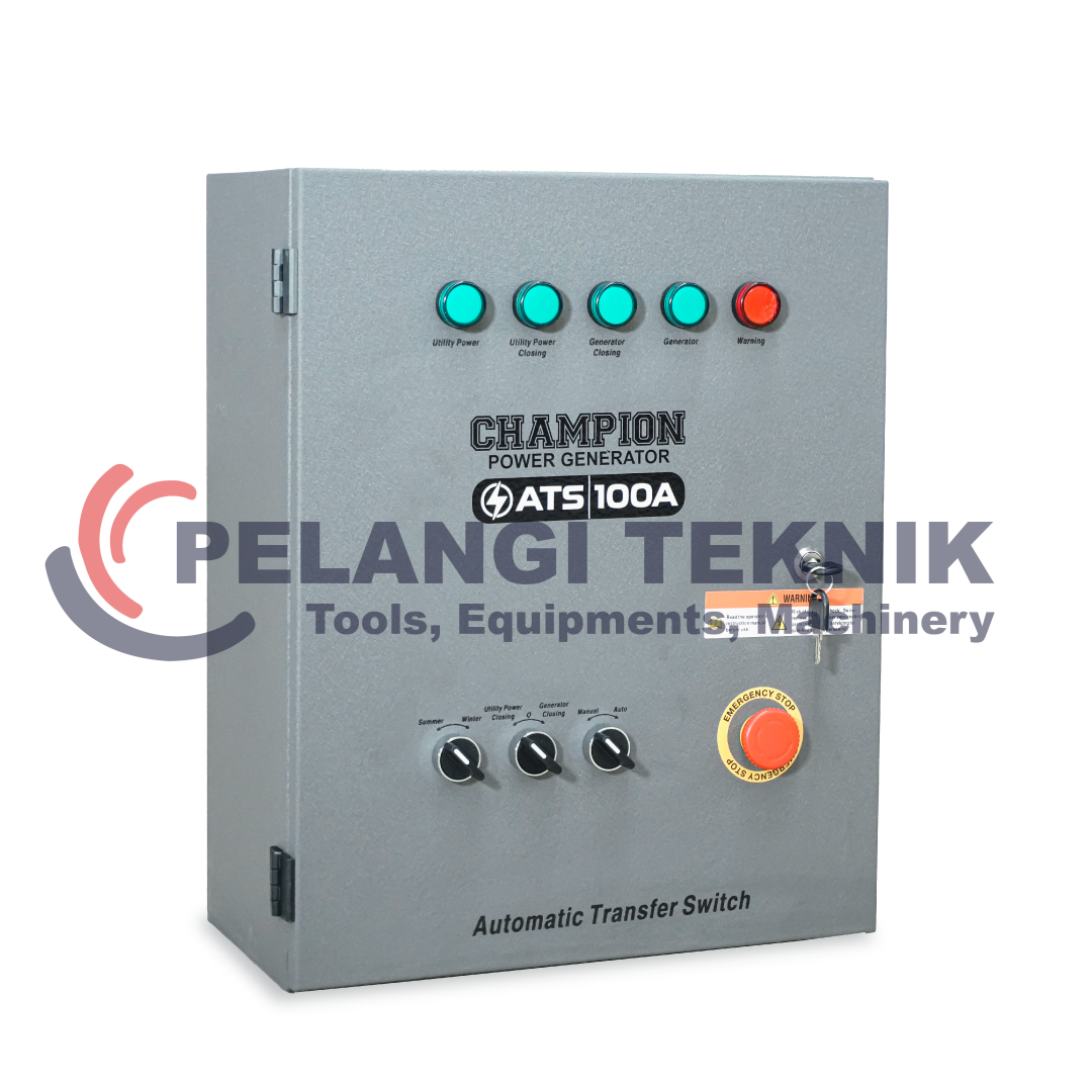 Home Stanby Generator Champion CHSG30 + ATS 1 Phase - Pelangi Teknik