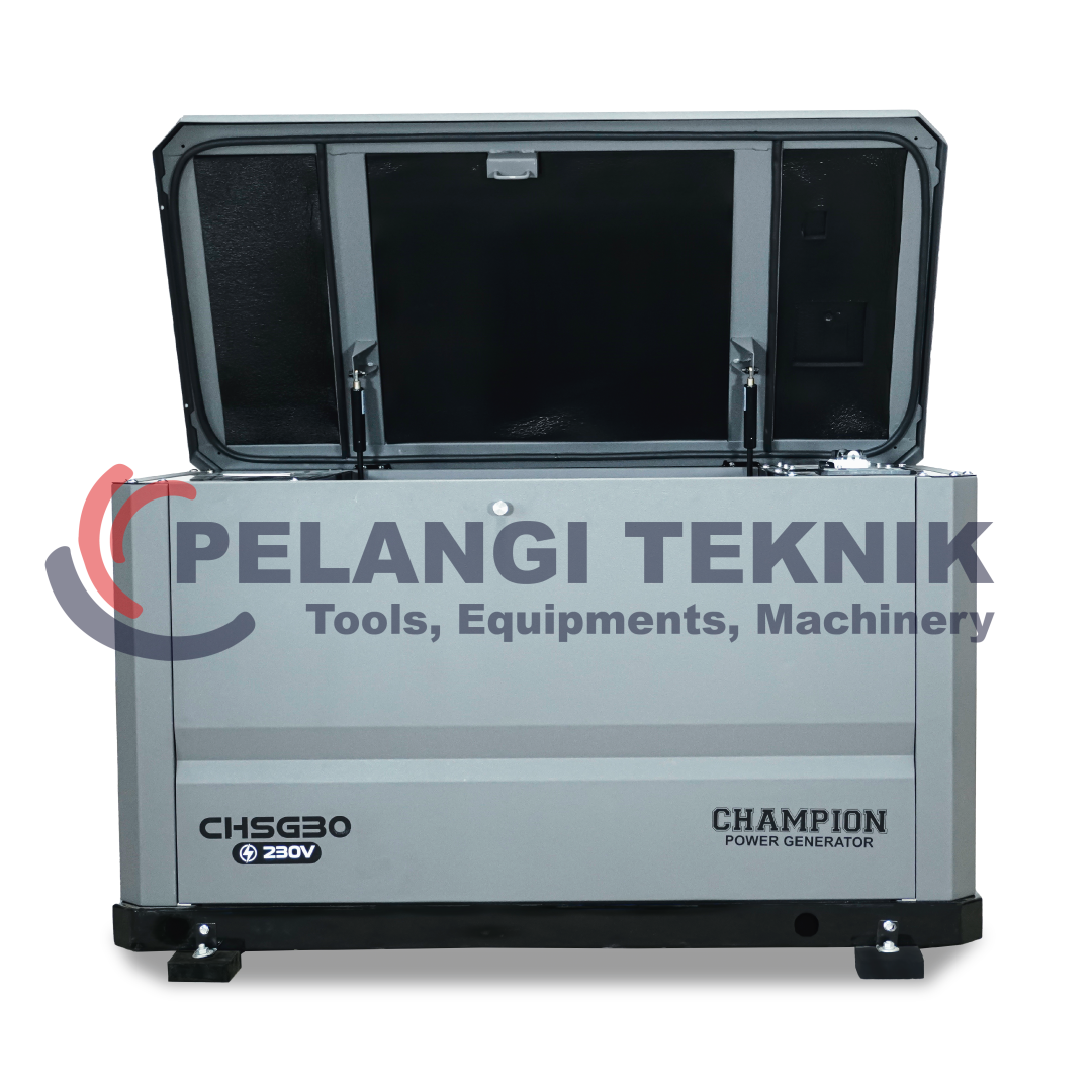 Home Stanby Generator Champion CHSG30 + ATS 1 Phase - Pelangi Teknik