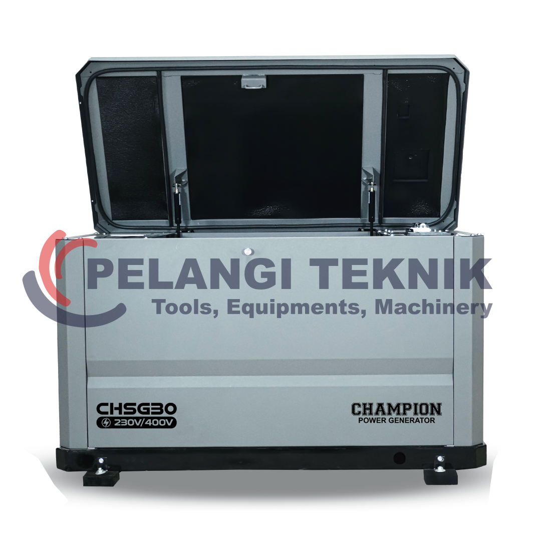 Home Stanby Generator Champion CHSG30 + ATS 3 Phase - Pelangi Teknik