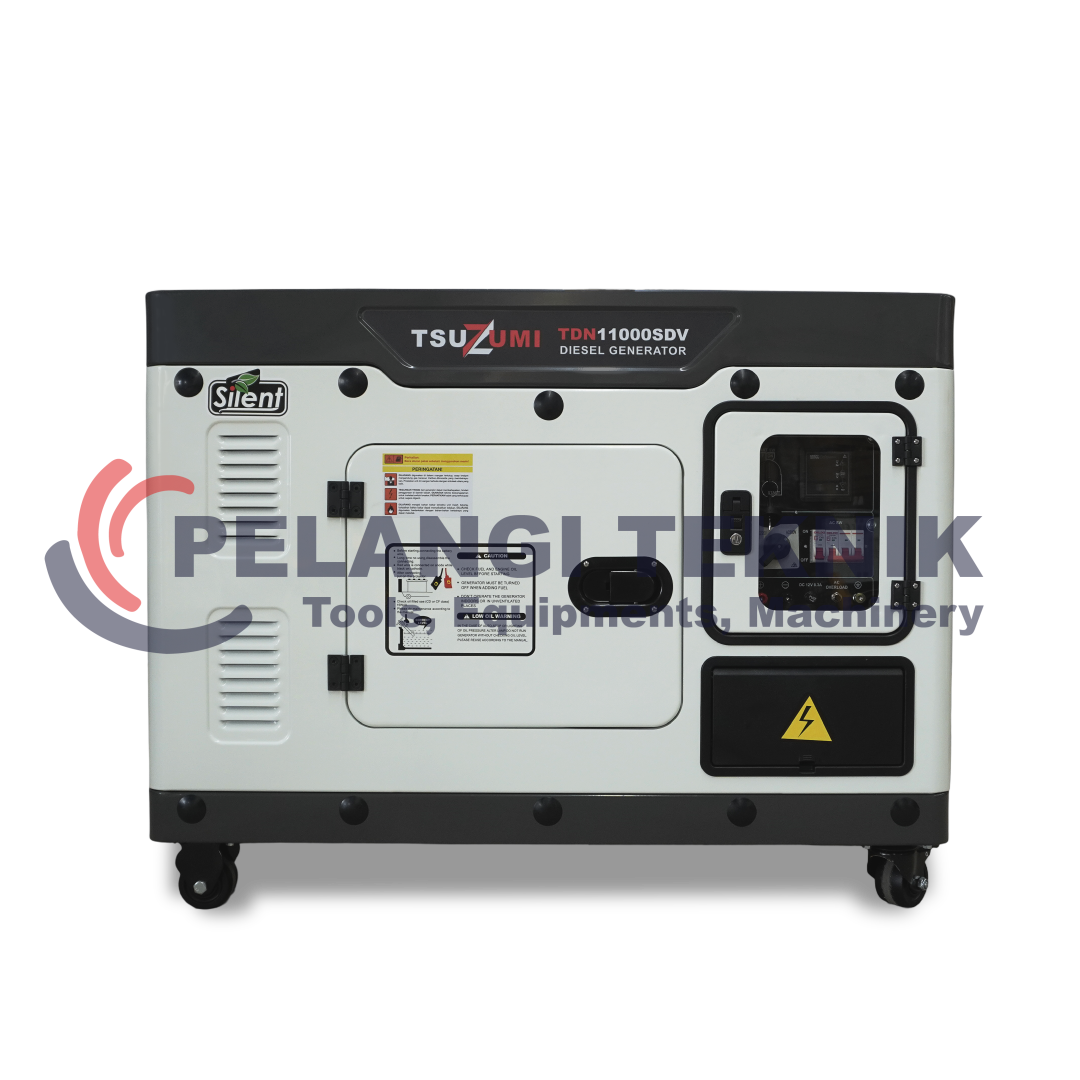 Genset Silent Diesel 15 Kva 3 Phase Tsuzumi TDN15000SDV Remote - Pelangi Teknik