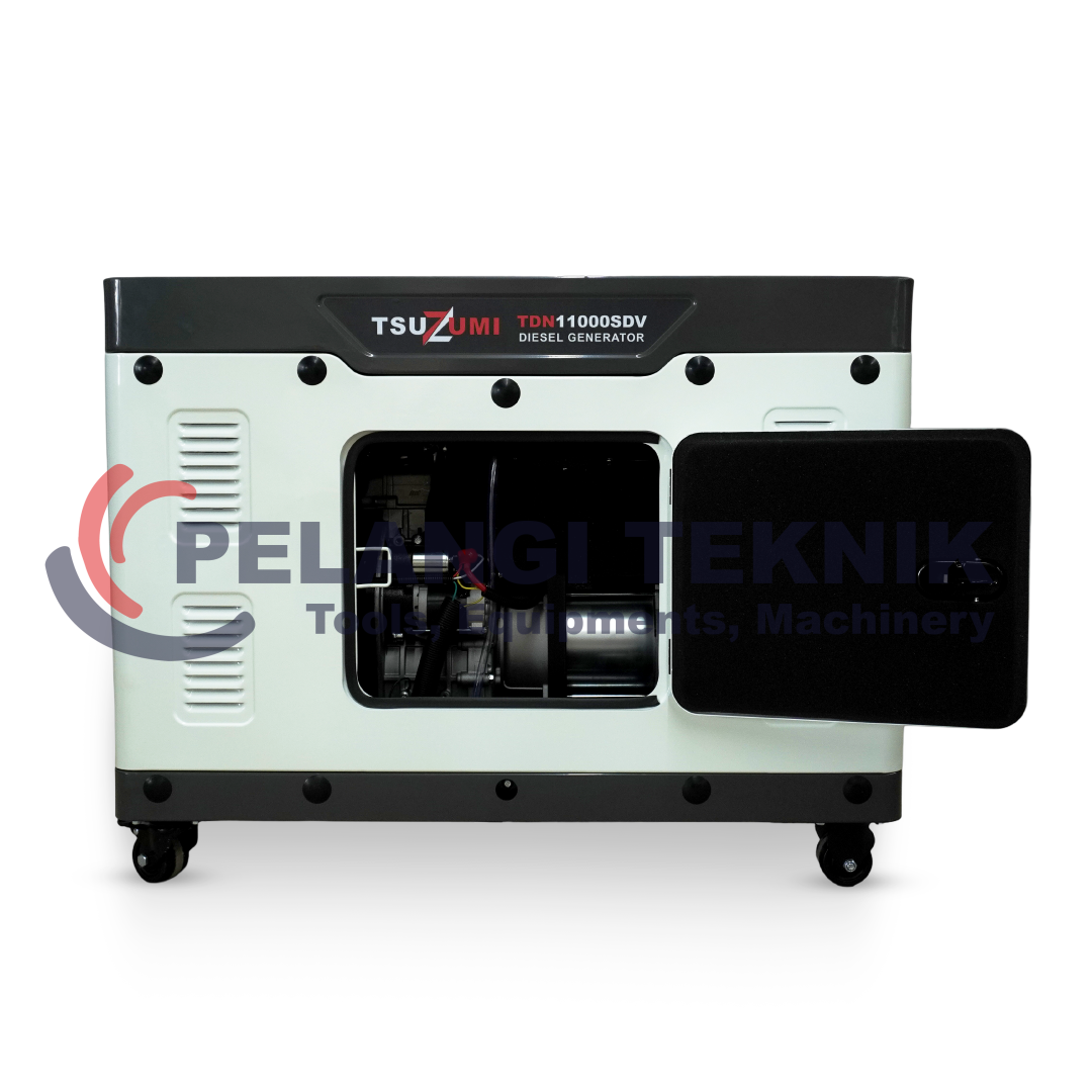 Genset Silent Diesel 10 Kva 3 Phase Tsuzumi TDN11000SDV Remote - Pelangi Teknik