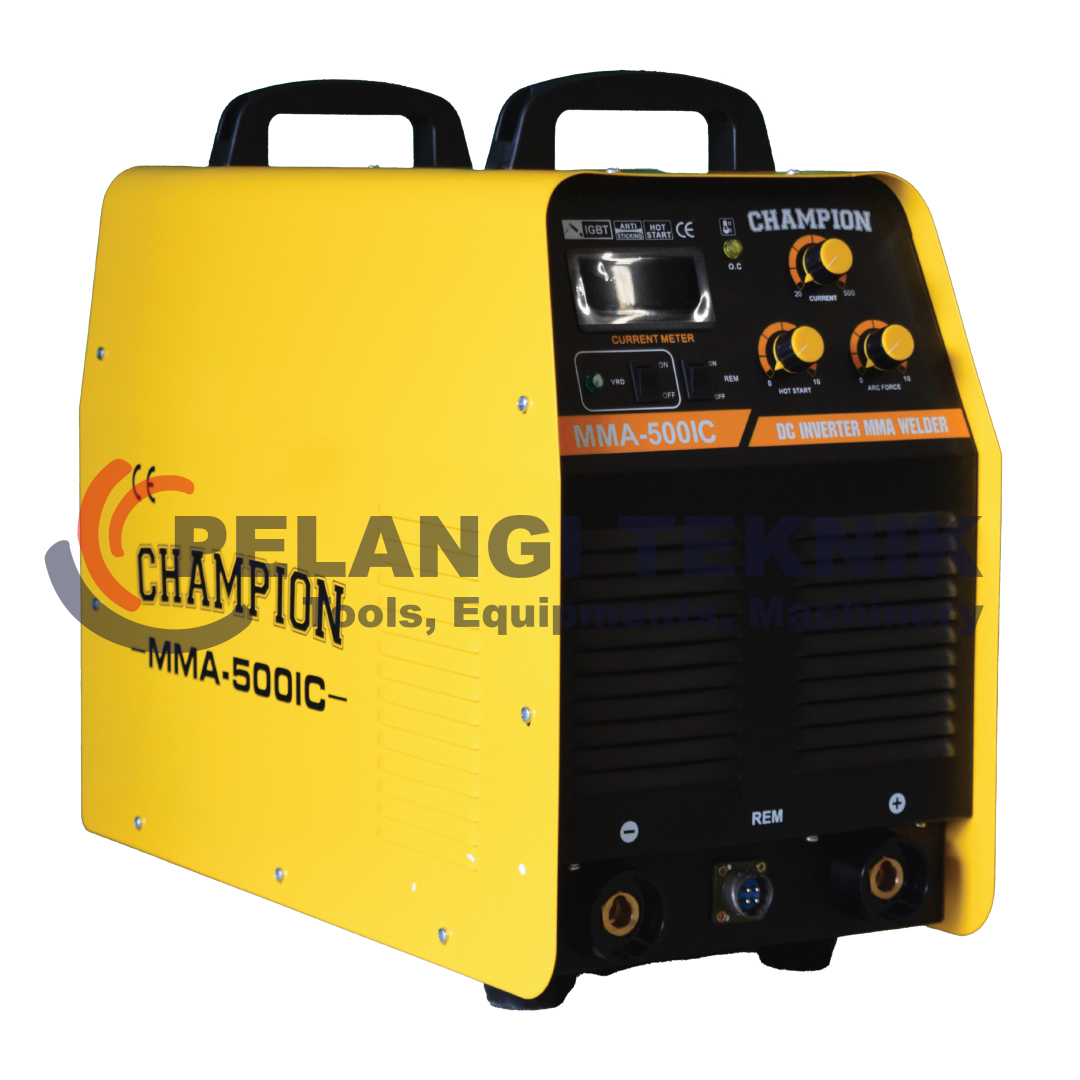 Mesin Las Inverter 500 Ampere 3 Fase CHAMPION MMA500IC Heavy Duty - Pelangi Teknik