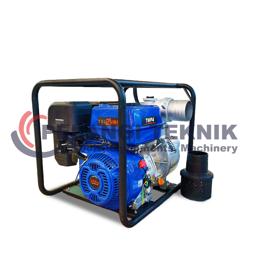 Pompa Alkon 4 Inch Bensin Tsuzumi TWP4E - Pelangi Teknik