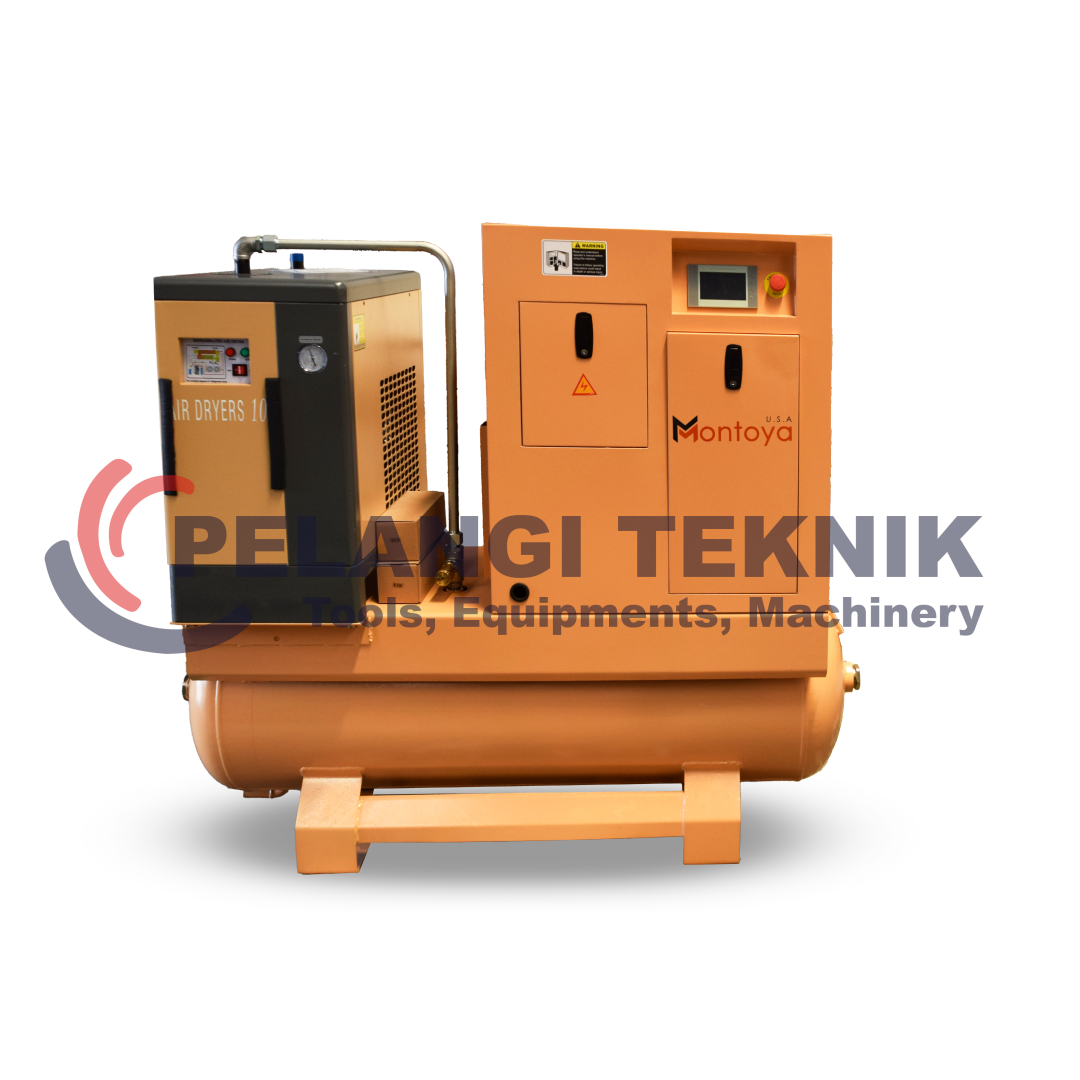 Kompresor Screw 10 HP 3 in 1  Montoya LG 10AT - Pelangi Teknik