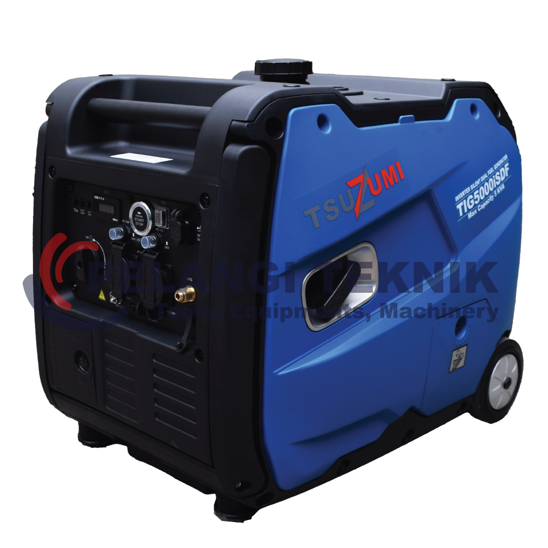 Genset Inverter 4 KW Dual Fuel Tsuzumi TIG5000iSDF - Pelangi Teknik