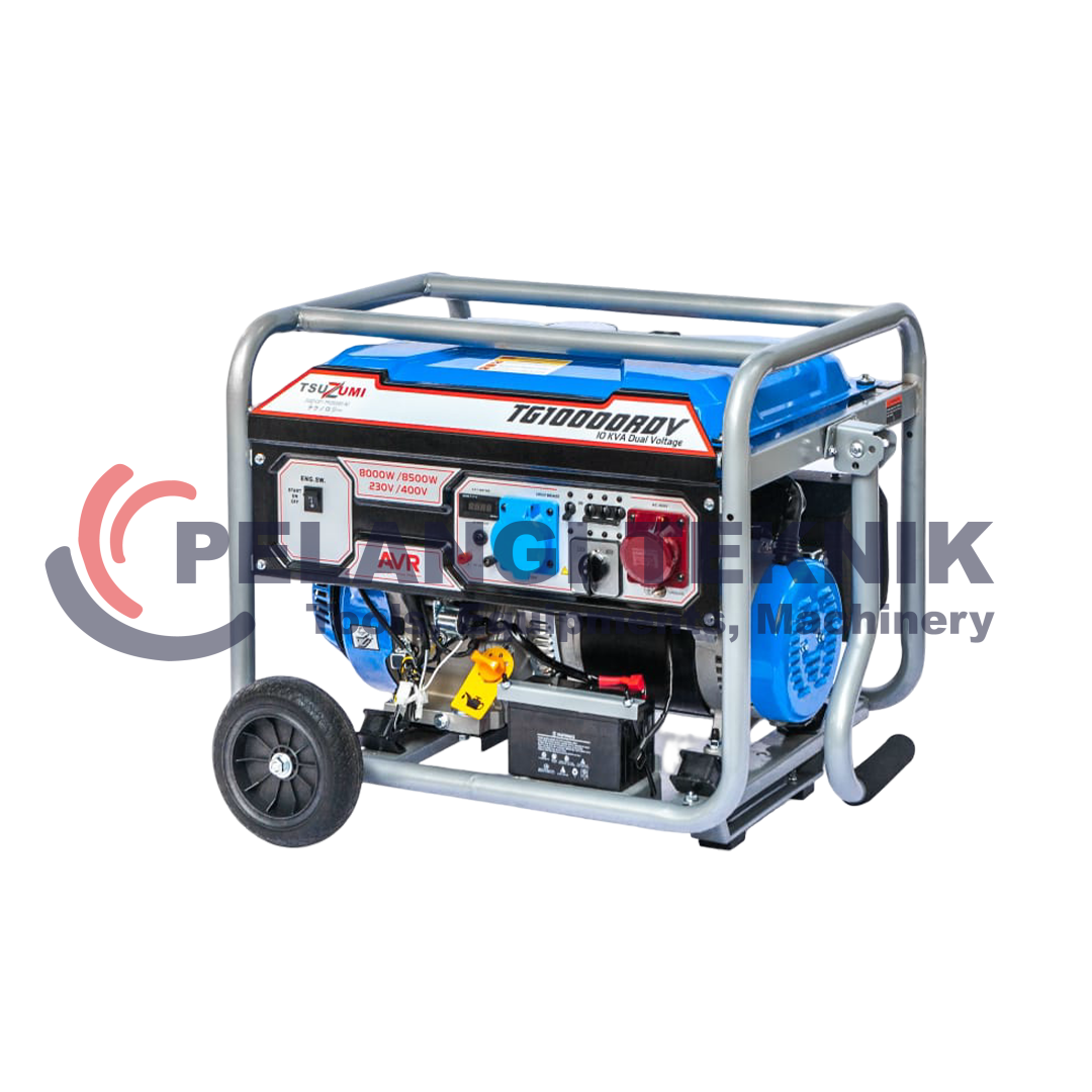 Genset Bensin 10 Kva 3 Phase Tsuzumi TG 10000RDV - Pelangi Teknik